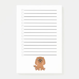 Ruby Cavalier King Charles Spaniel    Post-it Notes
