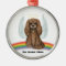 Ruby Cavalier Pet Loss Ornament- Customizable
