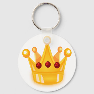 Ruby Crown Keychain