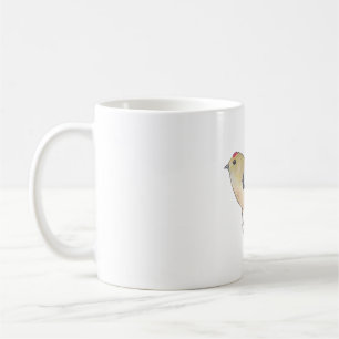 Ruby-Crowned Kinglet cute bird art Coffee Mug