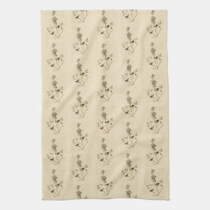 Ruby crowned Wren (Kinglet) Audubon Birds America Kitchen Towel