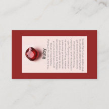 Ruby Crystal Meaning Jewellery Display Gemstone