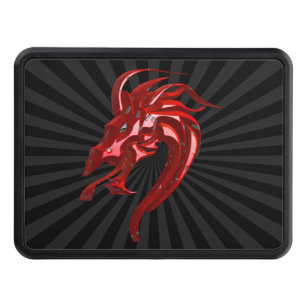 Ruby Dragon Trailer Hitch Cover