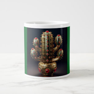 Ruby Encrusted Saguaro Large Coffee Mug