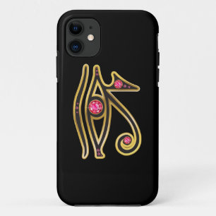 Ruby Eye of Ra in Gold iPhone 11 Case