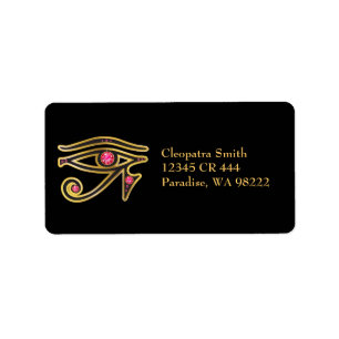 Ruby  Eye of Ra in Gold Label