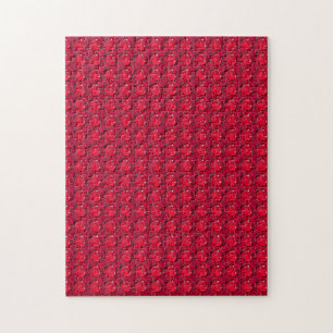 Ruby Gemstone Art, Red Jigsaw Puzzle