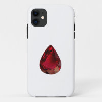 Ruby Gemstone Pear shape