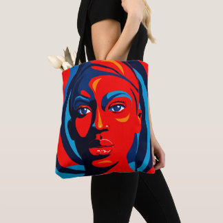 Ruby in ravishing red tote bag
