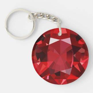 Ruby Keychain