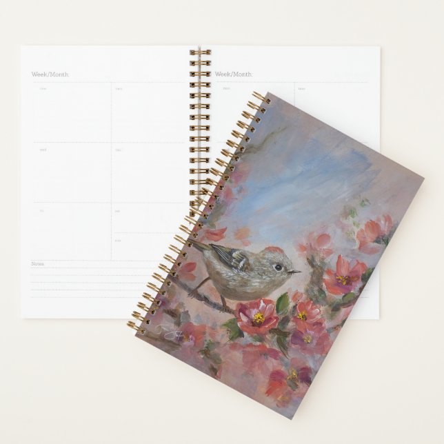 Ruby Kinglet Bird Planner (Display)