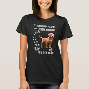 Ruby Labrador Dog Mom Dad Quote Costume Cute Fox R T-Shirt