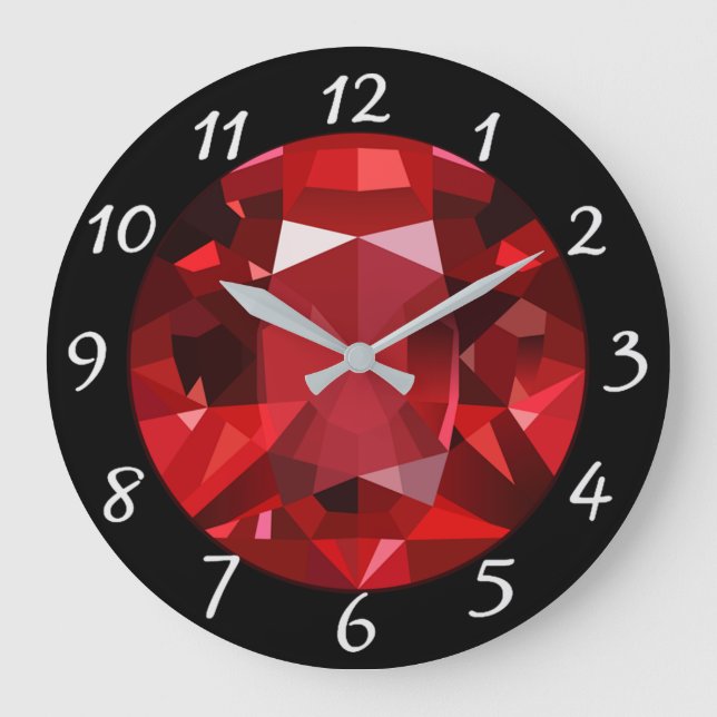 Ruby Large Clock (Front)