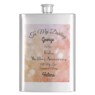 Ruby Mariage Anniversaire classique Flacon