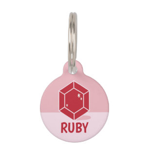 Ruby Pet Tag