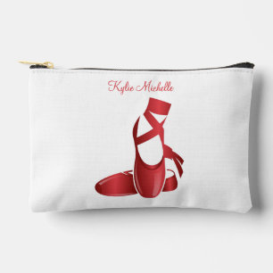 Ruby Red Ballet Slippers w Name Dance Accessory Pouch