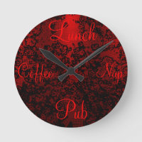Ruby red black stylish floral vibrant elegant
