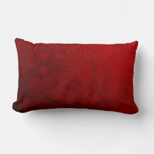 Ruby Red Design Lumbar Pillow