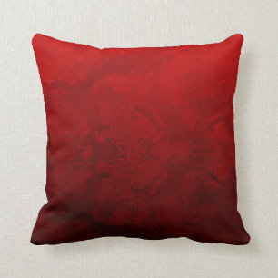 Ruby Red Design Throw Pillow