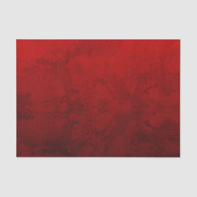 Ruby Red Design Tissue Paper (Front)