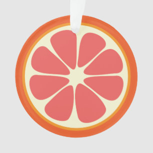Ruby Red Grapefruit Juicy Sweet Citrus Fruit Slice