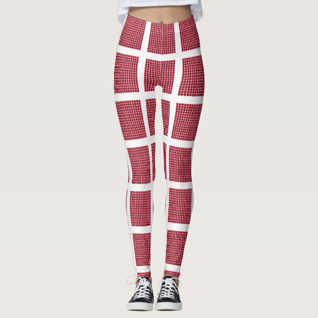 Ruby Red Leggings (Front)
