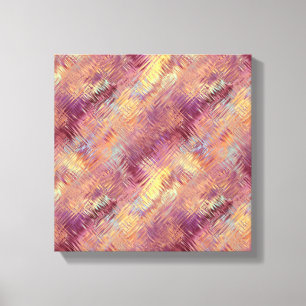 Ruby Red Liquid Pattern Canvas Print