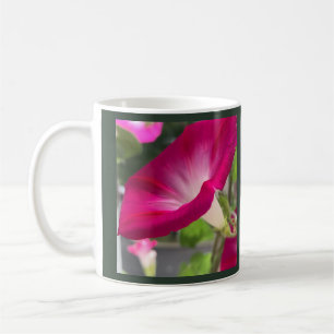 Ruby Red Morning Glory Coffee Mug