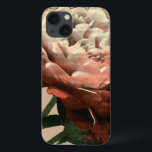 Ruby Red Rose with White Accents iPhone 13 Case<br><div class="desc">A Chariklia Zarris original,  this ruby red rose stretches toward a light illuminating its petals. Is it the sun shining on the rose,  or an artificial light? A great piece with which to start your art collection!</div>