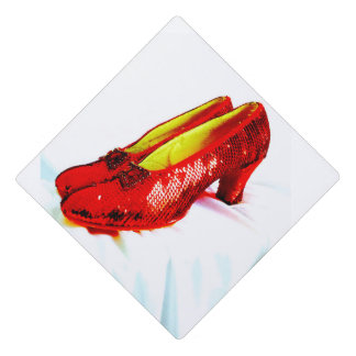 Ruby Red Shoes Slippers Oz Graduation Cap Topper!