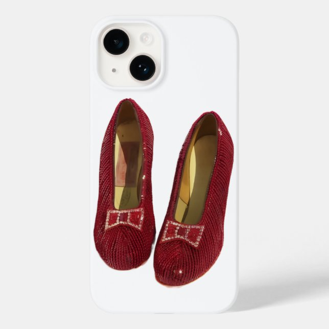 Ruby Red Slipper Chaussures Wicked iPhone 14 Coque (Verso)