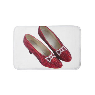 Ruby Red Slippers Shoes Wicked Bathmat! Bath Mat