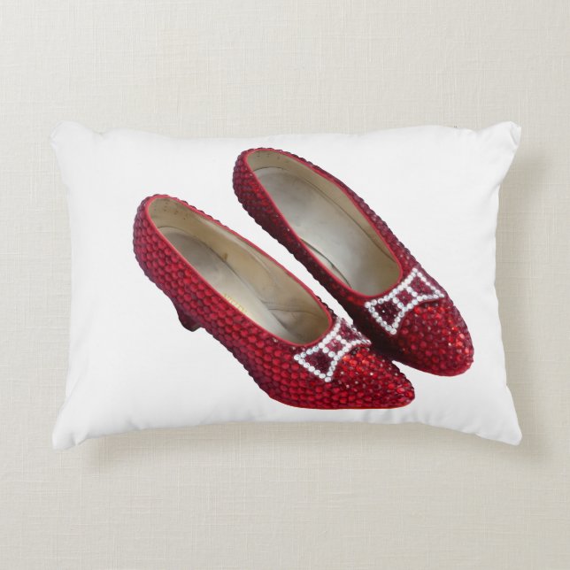 Ruby Red Slippers Wiched Accent Pillow! Pillow (Front)