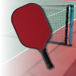 Ruby Red Solid Colour Classic Elegant Pickleball Paddle