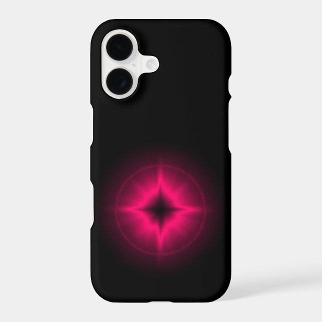Ruby Red Star on black (Back)