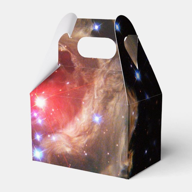 Ruby Red Supergiant Star Dust Favor Box (Front Side)