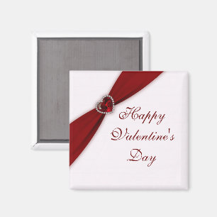 Ruby Red Valentine's Day Magnet