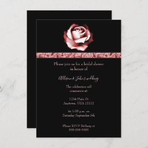 Ruby Rose Bridal Shower Invite