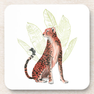 Ruby Runner Leopard Coaster
