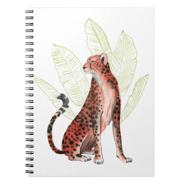 Ruby Runner Leopard Notebook (Front)