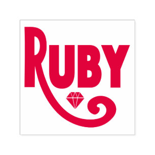 Ruby Self-inking Stamp