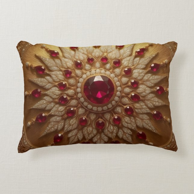 Ruby Sun  Accent Pillow (Front)