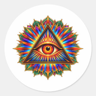 Ruby Sun Eye Sticker