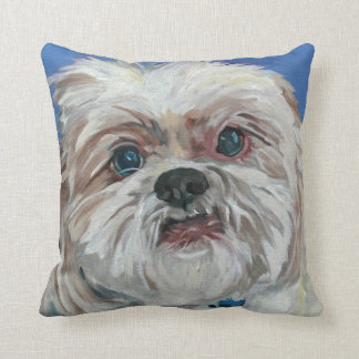 Ruby the Shih Tzu Portrait Pillow