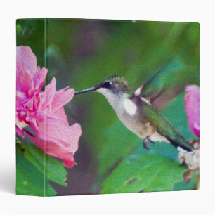 Ruby Throated Hummingbird Avery Signature Binder