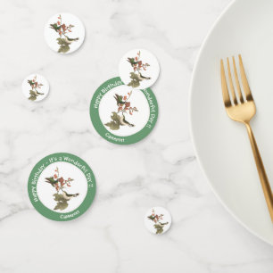 Ruby-throated Hummingbird, Birthday or Other Party Confetti