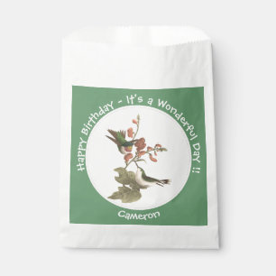 Ruby-throated Hummingbird, Birthday or Other Party Favour Bag