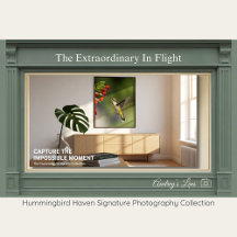 Ruby-Throated Hummingbird Fine Art Photography 