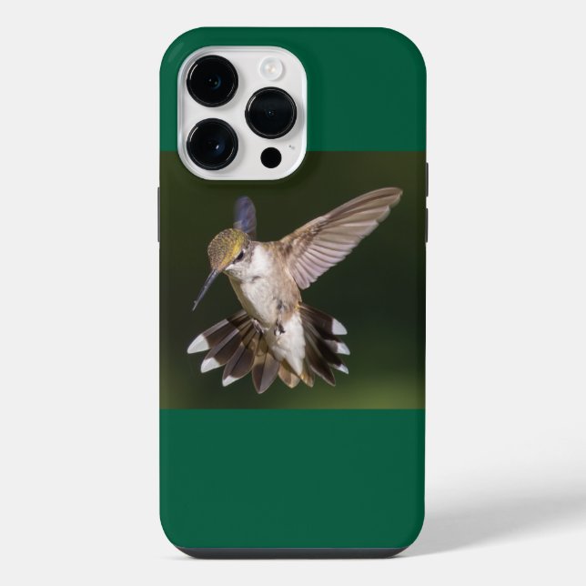 Ruby-Throated Hummingbird  iPhone Case (Back)