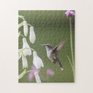 Ruby-throated Hummingbird Jigsaw Puzzle